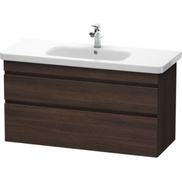 Dulap baza Duravit DuraStyle 113x44.8cm 2 sertare cu inchidere lenta castan inchis