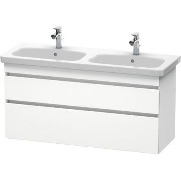 Dulap baza Duravit DuraStyle 123x44.8cm 2 sertare cu inchidere lenta alb mat