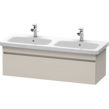 Dulap baza Duravit DuraStyle 123x44.8cm sertar cu inchidere lenta taupe mat