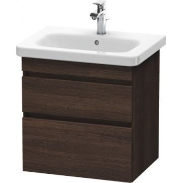 Dulap baza Duravit DuraStyle 58x44.8cm 2 sertare cu inchidere lenta castan inchis