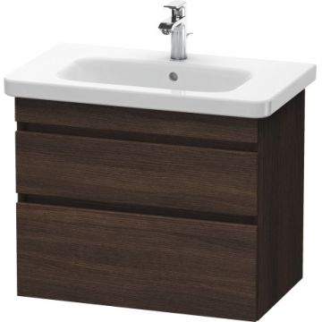 Dulap baza Duravit DuraStyle 73x44.8cm 2 sertare cu inchidere lenta castan inchis