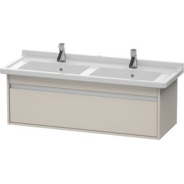 Dulap baza Duravit Ketho 120x46.5cm sertar inchidere lenta taupe mat