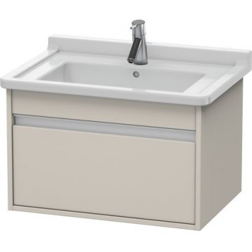 Dulap baza Duravit Ketho 80x46.5cm sertar inchidere lenta taupe mat