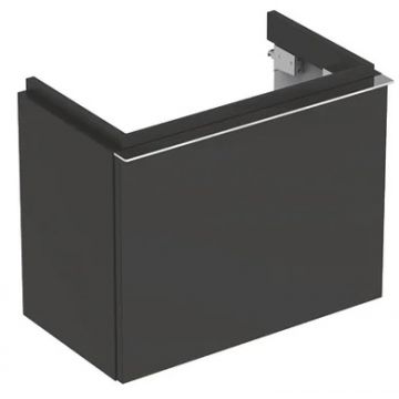 Dulap baza Geberit iCon 52cm cu un sertar negru lava mat