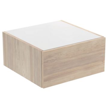 Dulap baza Ideal Standard Adapto cu un sertar 50x50x24.5cm maro deschis