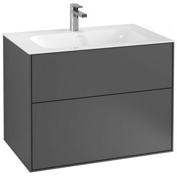 Dulap baza suspendat Villeroy & Boch Finion 80x59x50cm Anthracite Matt Laquer