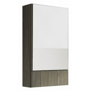 Dulap cu oglinda Kolo Nova PRO 49 3 x 85 x 17 6 cm finisaj gri