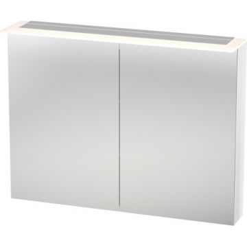 Dulap cu oglinda si iluminare Duravit Happy D.2 76x100x13.8cm alb lucios
