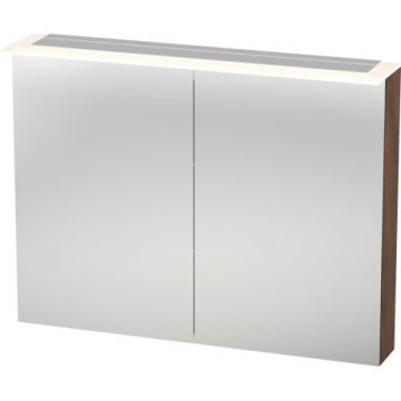 Dulap cu oglinda si iluminare Duravit Happy D.2 76x100x13.8cm nuc american