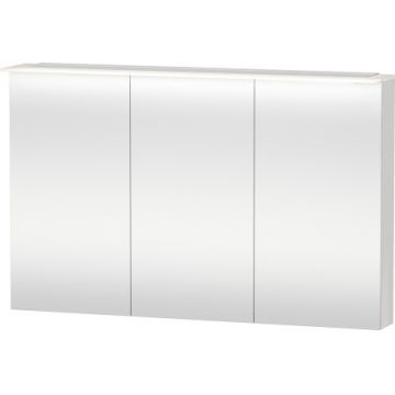 Dulap cu oglinda si iluminare Duravit Happy D.2 76x120x13.8cm alb lucios