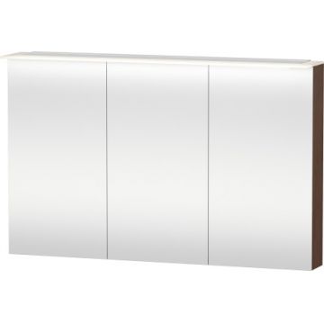 Dulap cu oglinda si iluminare Duravit Happy D.2 76x120x13.8cm nuc american