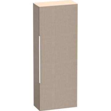 Dulap inalt suspendat Duravit Happy D.2 132x50x24cm deschidere dreapta bej decor linen