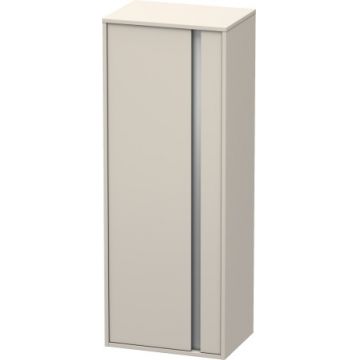 Dulap inalt suspendat Duravit Ketho 36x50x132cm deschidere stanga taupe mat