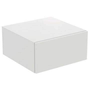 Dulap suspendat Ideal Standard Adapto cu un sertar 50x50x24.5cm alb lucios