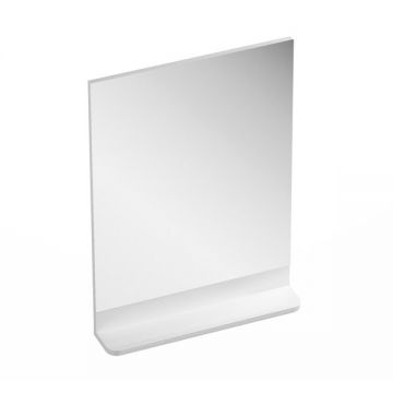 Oglinda cu polita Ravak BeHappy II 53x11x74cm alb