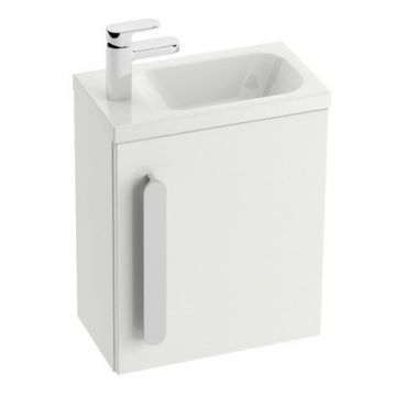 Usa pentru dulap baza lavoar Ravak Concept Chrome SD 400 stanga 37x25x53cm alb