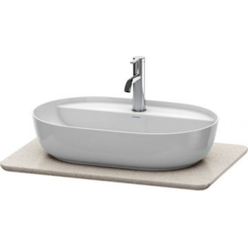 Blat compozit pentru lavoar Duravit Luv 688x475mm nisipiu structurat