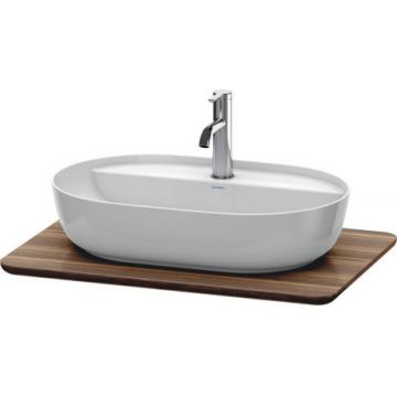 Blat lemn masiv pentru lavoar Duravit Luv 688x475mm nuc american