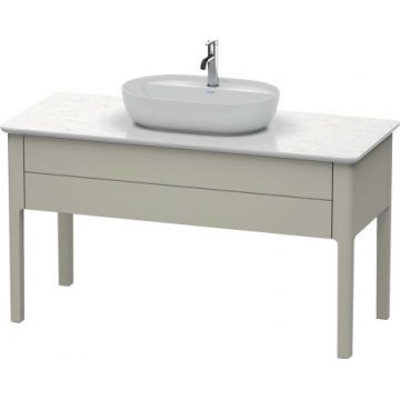 Dulap baza Duravit Luv 1338x570mm cu un sertar fara blat taupe satinat mat lacuit