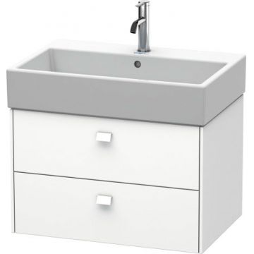 Dulap baza suspendat Duravit Brioso 684x442mm cu doua sertare alb mat