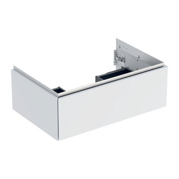 Dulap baza suspendat Geberit One alb mat 75 cm