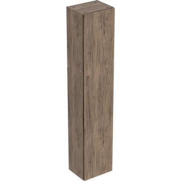 Dulap suspendat inalt Geberit ONE cu 1 usa 36x29.1x180cm nuc AmericanHickory / Melamina structura lemnoasa