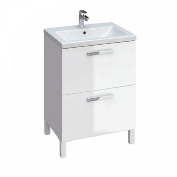 Mobilier baie suspendat 50 cm pentru lavoar Cersanit, Melar