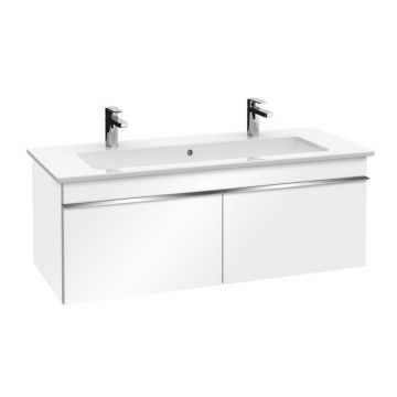 Mobilier lavoar baie alb cu 2 sertare, 1153x420x502 mm, Villeroy  Boch, Venticello