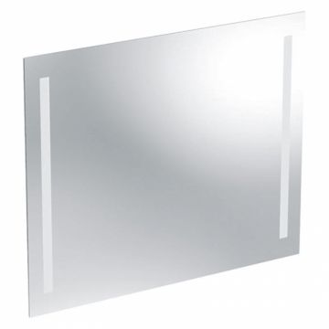 Oglinda dreptunghiulara cu iluminare LED si dezaburire Geberit, Option Basic