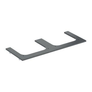 Blat pentru lavoar Geberit One cu decupaj dublu 120 cm tip marmura neagra