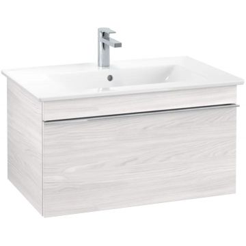 Dulap baza suspendat Villeroy&Boch Venticello 753x420x502 mm cu un sertar stejar albit