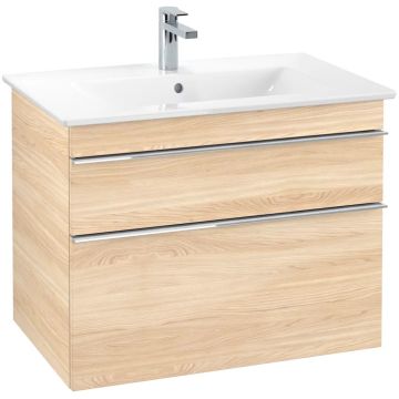 Dulap baza suspendat Villeroy&Boch Venticello 753x590x502 mm cu doua sertare elm impresso