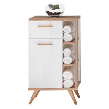 Dulap de baie alb 51x90 cm Set 923 - Pelipal