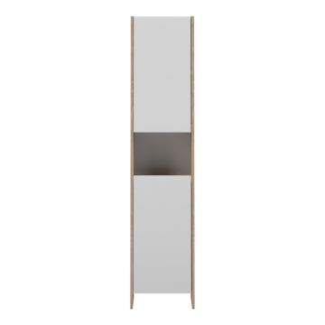 Dulap de baie înalt alb 38x180 cm Biarritz - TemaHome