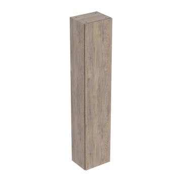 Dulap inalt suspendat Geberit One nuc american Hickory cu 1 usa 36 cm