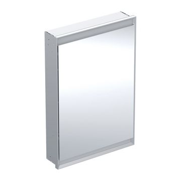 Dulap incastrat cu oglinda Geberit One ComfortLight 60 cm dreapta aluminiu eloxat