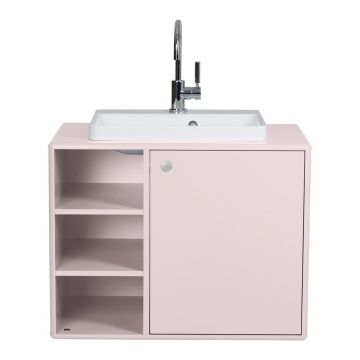 Dulap roz sub chiuvetă fără baterie 80x62 cm Color Bath - Tom Tailor