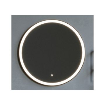 Oglinda cu iluminare si dezaburire Fluminia Black-Boy-60 60 cm