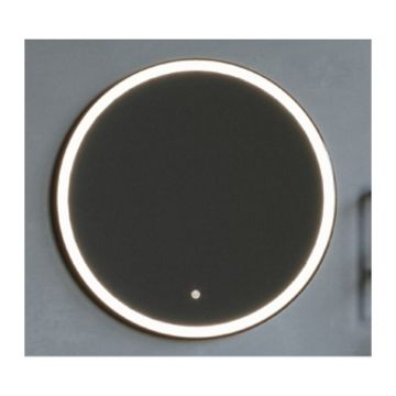 Oglinda cu iluminare si dezaburire Fluminia Black-Boy-90 90 cm