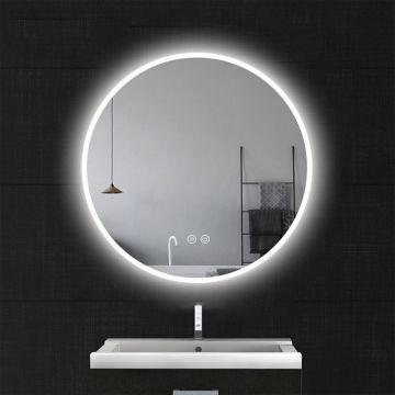 Oglinda cu iluminare si dezaburire Fluminia Calatrava-80 80 cm