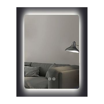 Oglinda cu iluminare si dezaburire Fluminia Morris Ambient 60 cm