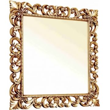 Oglinda Temptation 2, 90x90x3cm, Aur