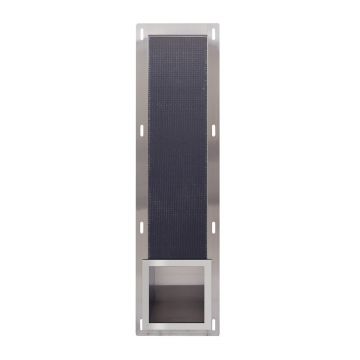 Raft incastrat pentru hartie igienica Balneo Wall-Box inox periat