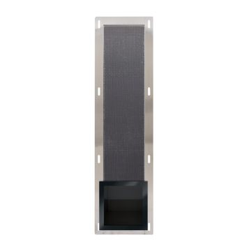 Raft incastrat pentru hartie igienica Balneo Wall-Box negru periat Raft incastrat pentru hartie igienica Balneo Wall-Box negru periat