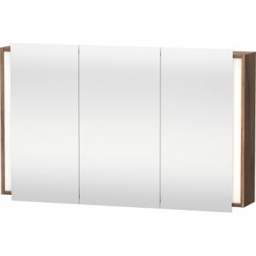 Dulap cu oglinda si iluminare Duravit Ketho 120x75cm nuc