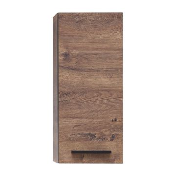 Dulap de baie suspendat cu aspect de lemn de stejar 30x70 cm Set 374 - Pelipal