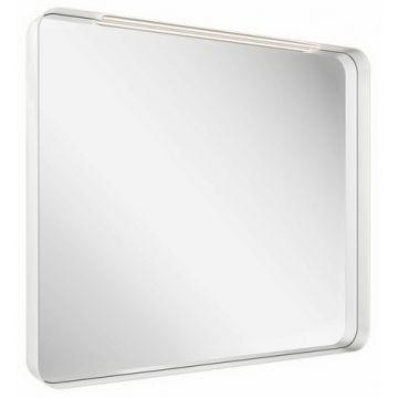 Oglinda cu iluminare LED Ravak Strip 50x70cm rama alba IP44